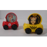 Lot de 2 petites voitures Sophie La Girafe Vulli