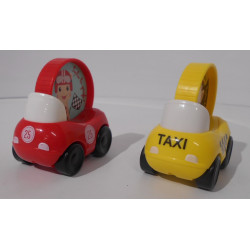 Lot de 2 petites voitures Sophie La Girafe Vulli