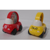 Lot de 2 petites voitures Sophie La Girafe Vulli