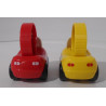Lot de 2 petites voitures Sophie La Girafe Vulli