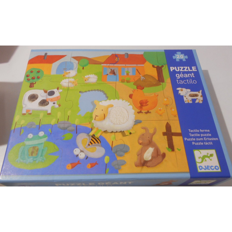 Puzzle géant tactilo - Djeco
