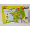 Puzzle La France - 100 pièces - Nathan