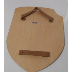 Bouclier de chevalier en bois