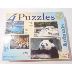 Coffret 4 puzzles-Goliath