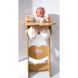 Chaise haute avec poupon- Corolle