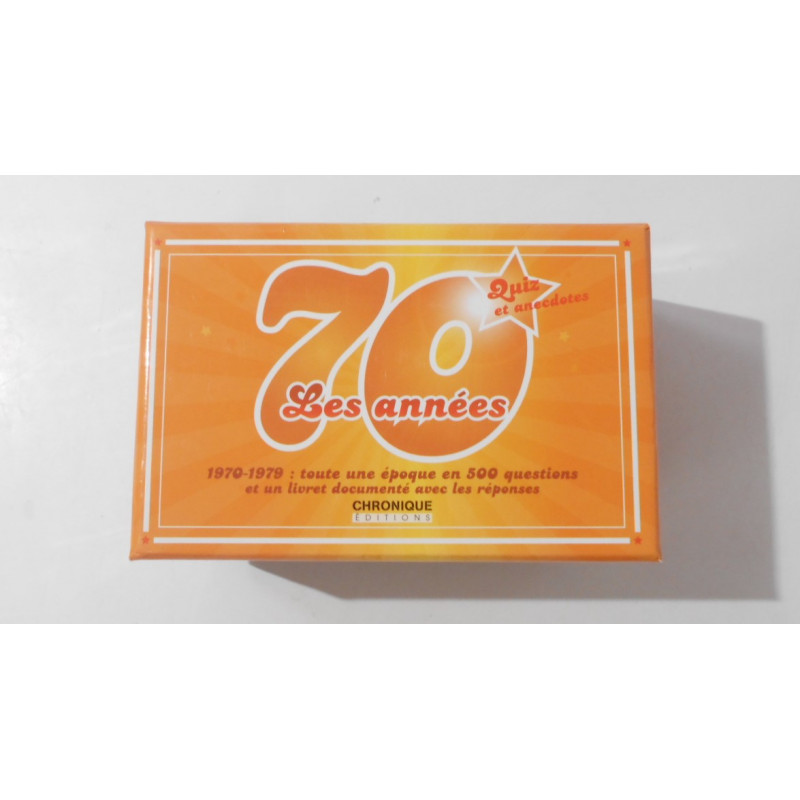 Quiz "Les années 70" - Chronique éditions