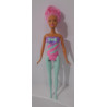 Barbie Mattel cheveux roses tenue pastel