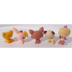 Figurines little Pet shop en lot