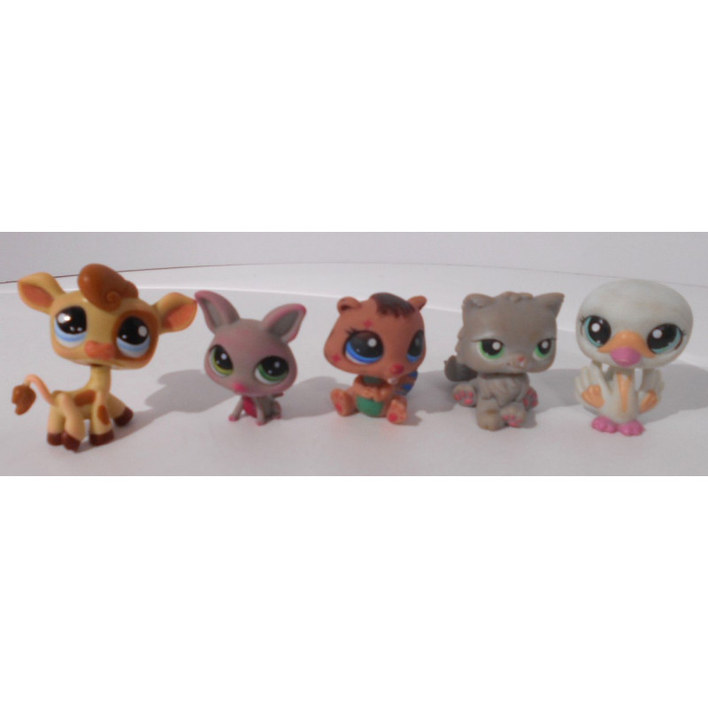Lot de figurines little Pet shop