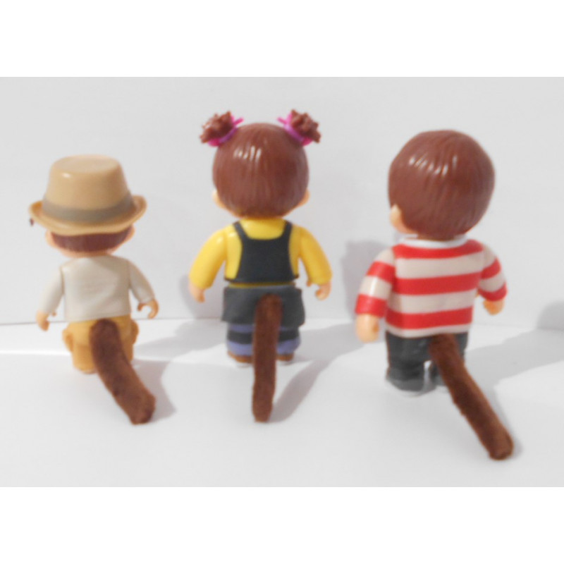 Figurines Silverlit Monchhichi Pack de 3 - Kauri, Saule Et Hanae