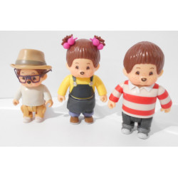 Figurines Silverlit Monchhichi Pack de 3 - Kauri, Saule Et Hanae