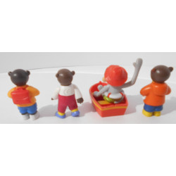 Figurine Petit ours brun en lot - Daniele Bour