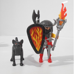 Playmobil - Guerrier avec loup - Réf 5385
