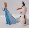 Figurine La reine des neiges & le bonhomme de neige - Disney