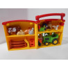 Playmobil 123 - Ferme transportable + boite à formes - (Création LRE)