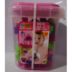 Seau de 100 briques de construction BABYsmile