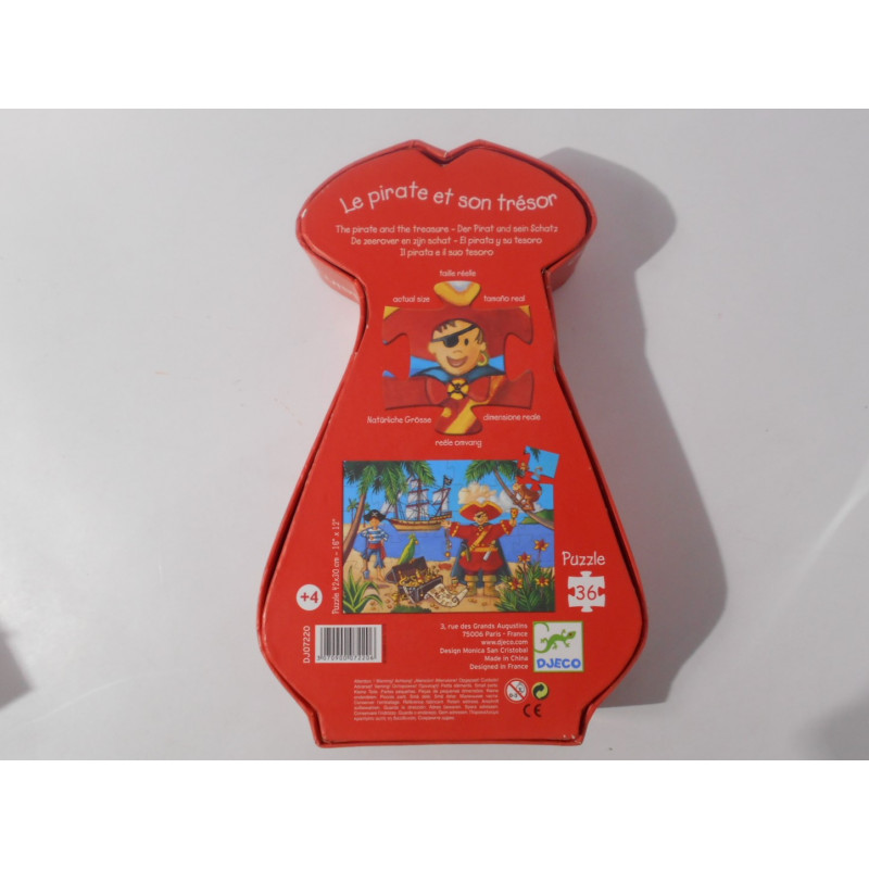 Puzzle - Le Pirate et Son Trésor - Djeco