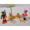 Playmobil - Enfants et château de sable - Réf 9085