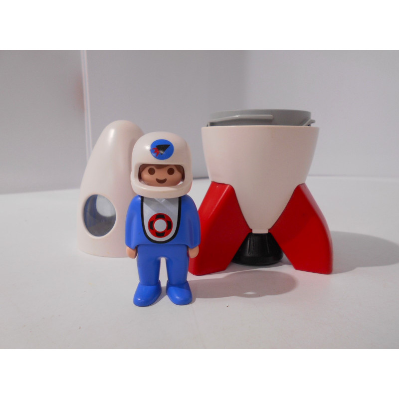 Playmobil 123 - Astronaute et sa fusée (Création LRE)