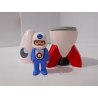 Playmobil 123 - Astronaute et sa fusée (Création LRE)