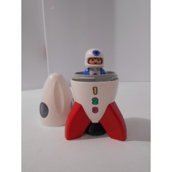 Playmobil 123 - Astronaute et sa fusée (Création LRE)