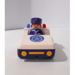 Playmobil 123 - Policier et sa voiture de police (Création LRE)