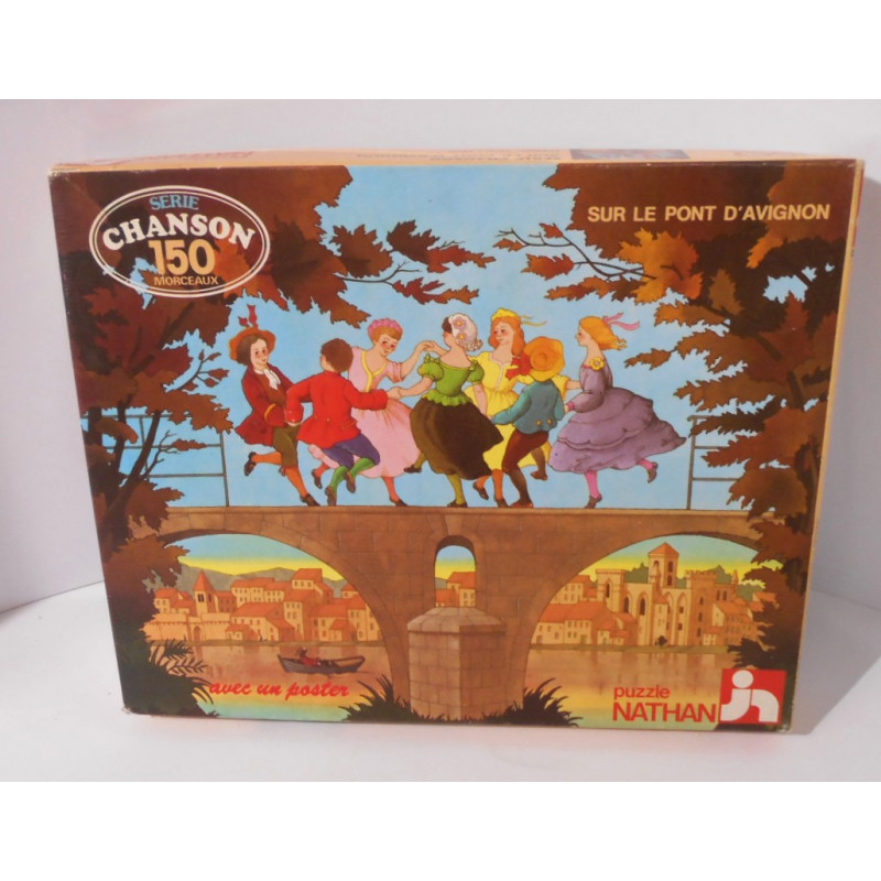 Puzzle sur le pont d'Avignon - Nathan