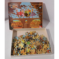 Puzzle sur le pont d'Avignon - Nathan