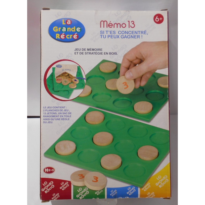 Jeu de mémoire en bois - La Grande Récré