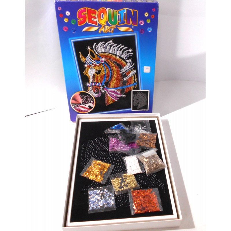 Tableau Sequin Art Cheval