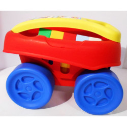 Chariot et briques de construction - Abrick - Ecoiffier