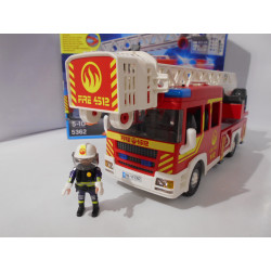 Playmobil - Camion pompier grande échelle - Réf 5362