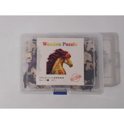 Puzzle 2D en bois - Cheval...