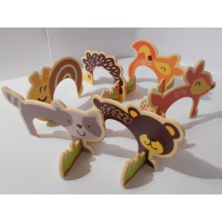 Jeu de croquet animaux