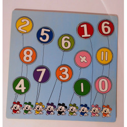 Puzzle éducatif en bois