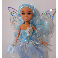 Poupée mannequin fée (bleue)