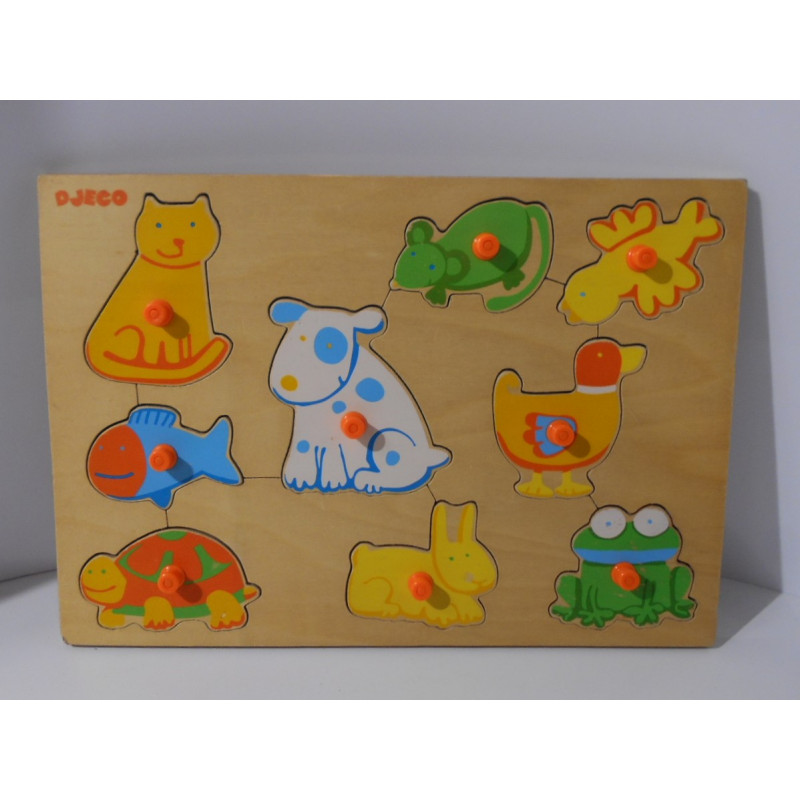 Puzzle en bois à encastrement - Djeco