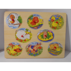 Puzzle en bois à...