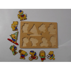 Puzzle en bois à encastrement - Simplex