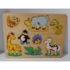 Puzzle en bois à encastrement - Animaux