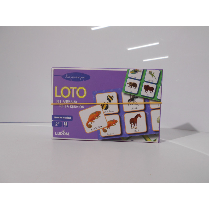 Mes premiers jeux - Loto des animaux de la réunion