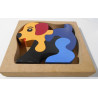 Puzzle chien en bois