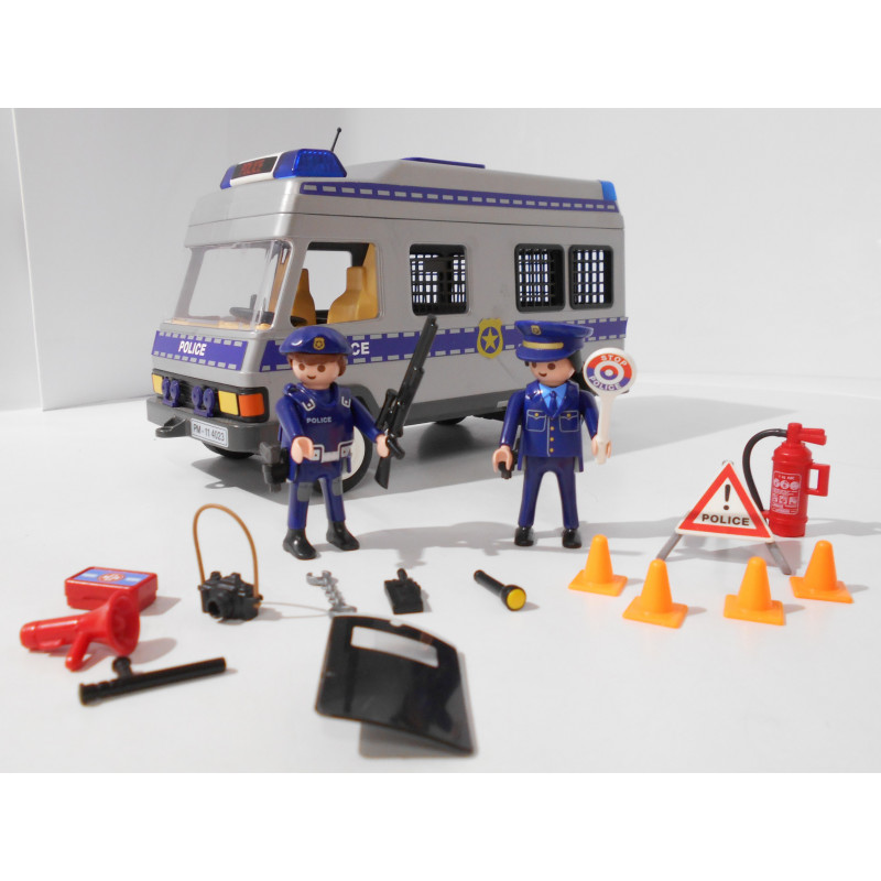 Playmobil - Fourgon équipé et policiers - Réf 4023