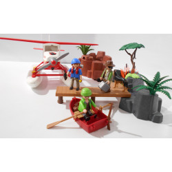 Playmobil - Hydravion et ses aventuriers - (Création LRE)