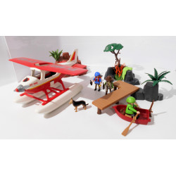 Playmobil - Hydravion et ses aventuriers - (Création LRE)