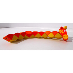 Girafe en bois articulée -...