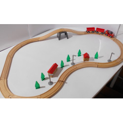 Train en bois - création LRE