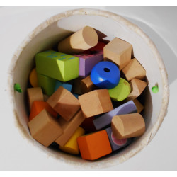 Baril de 100 blocs en bois - Sequoia