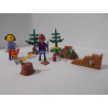 Playmobil - Lot bûcherons - (Création LRE)