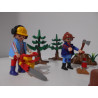 Playmobil - Lot bûcherons - (Création LRE)